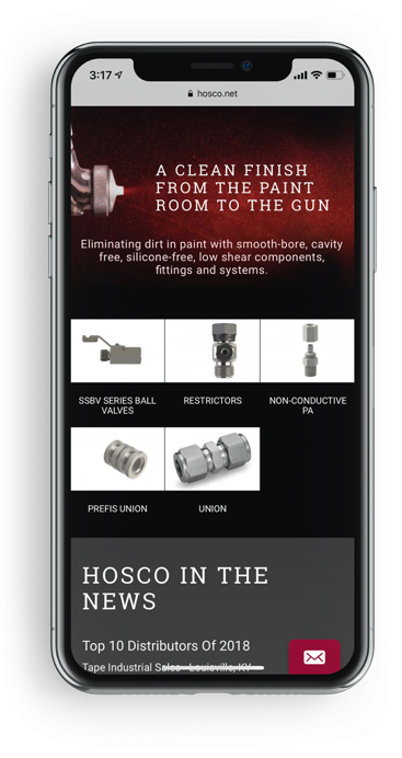 Hosco Mobile Responsive Website Design